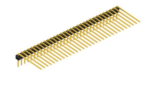 Fischer Elektronik Stiftleiste (Standard) Anzahl Reihen: 1 SL320731G 10St.