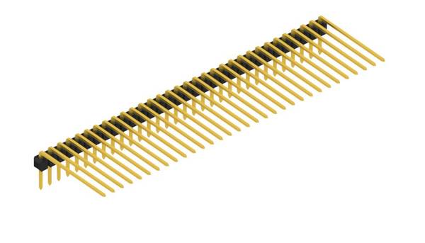 Fischer Elektronik Stiftleiste (Standard) Anzahl Reihen: 1 SL320732G 10St.