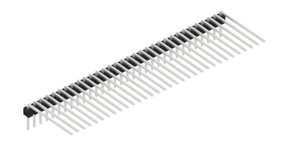Fischer Elektronik Stiftleiste (Standard) Anzahl Reihen: 1 SL320732Z 10St.