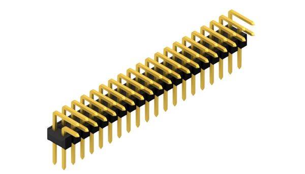 Fischer Elektronik Stiftleiste (Standard) Anzahl Reihen: 2 10056324 10St.