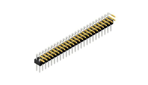 Fischer Elektronik Stiftleiste (Standard) Anzahl Reihen: 2 10056339 10St.