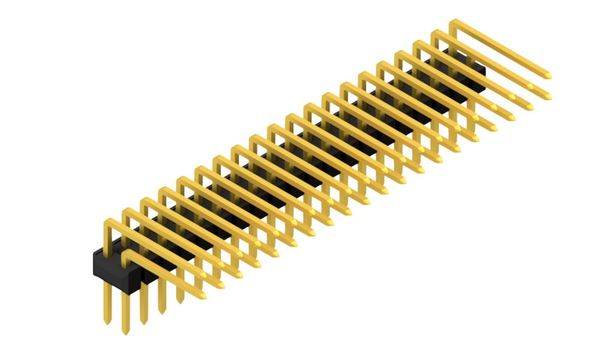 Fischer Elektronik Stiftleiste (Standard) Anzahl Reihen: 2 10056391 10St.