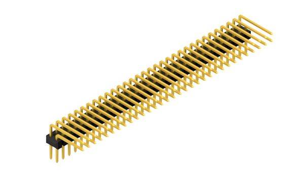 Fischer Elektronik Stiftleiste (Standard) Anzahl Reihen: 2 10056399 10St.