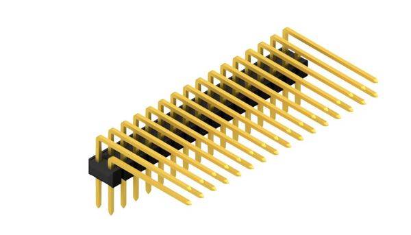Fischer Elektronik Stiftleiste (Standard) Anzahl Reihen: 2 10056424 10St.