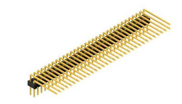 Fischer Elektronik Stiftleiste (Standard) Anzahl Reihen: 2 10056430 10St.