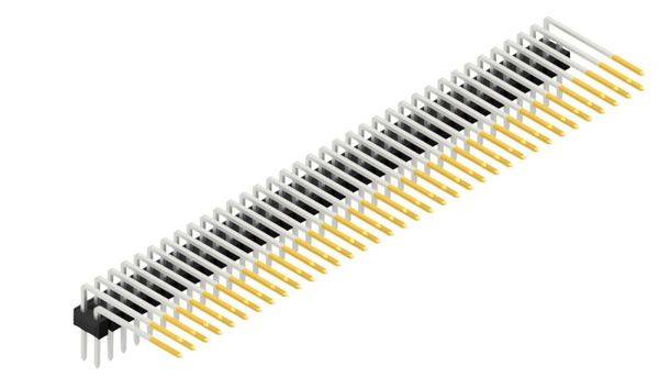 Fischer Elektronik Stiftleiste (Standard) Anzahl Reihen: 2 10056433 10St.