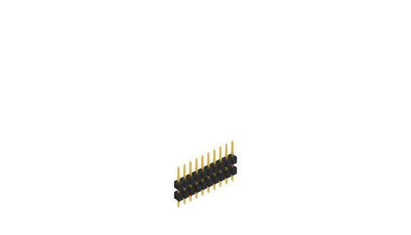 Fischer Elektronik Stiftleiste (Standard) Anzahl Reihen: 1 10056453 10St.
