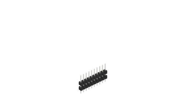 Fischer Elektronik Stiftleiste (Standard) Anzahl Reihen: 1 10056455 10St.