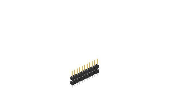 Fischer Elektronik Stiftleiste (Standard) Anzahl Reihen: 1 10156112 10St.