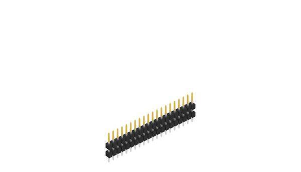 Fischer Elektronik Stiftleiste (Standard) Anzahl Reihen: 1 10056472 10St.