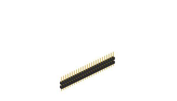 Fischer Elektronik Stiftleiste (Standard) Anzahl Reihen: 1 10155160 10St.