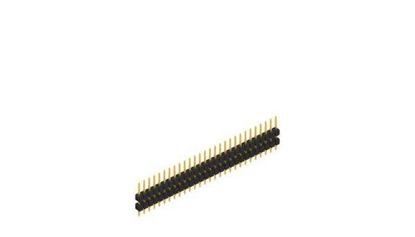 Fischer Elektronik Stiftleiste (Standard) Anzahl Reihen: 1 SL507128G 10St.