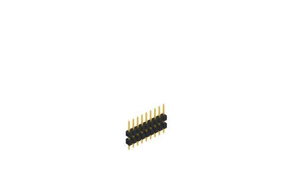 Fischer Elektronik Stiftleiste (Standard) Anzahl Reihen: 1 10056452 10St.