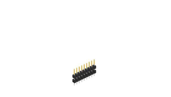 Fischer Elektronik Stiftleiste (Standard) Anzahl Reihen: 1 SL50719S 10St.