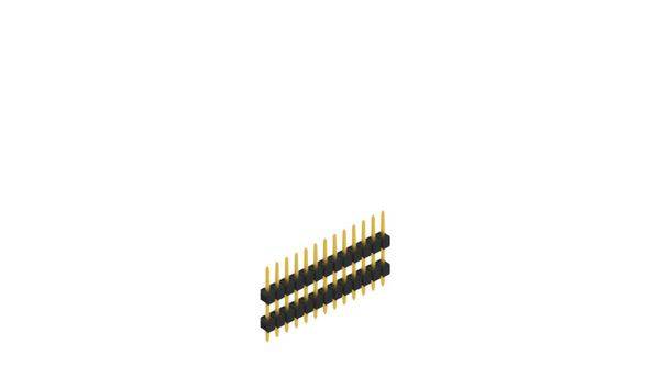 Fischer Elektronik Stiftleiste (Standard) Anzahl Reihen: 1 10056512 10St.