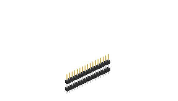Fischer Elektronik Stiftleiste (Standard) Anzahl Reihen: 1 SL509717S 10St.
