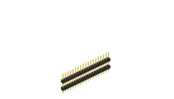 Fischer Elektronik Stiftleiste (Standard) Anzahl Reihen: 1 SL509719G 10St.