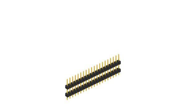 Fischer Elektronik Stiftleiste (Standard) Anzahl Reihen: 1 10056525 10St.
