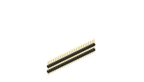Fischer Elektronik Stiftleiste (Standard) Anzahl Reihen: 1 10077593 10St.
