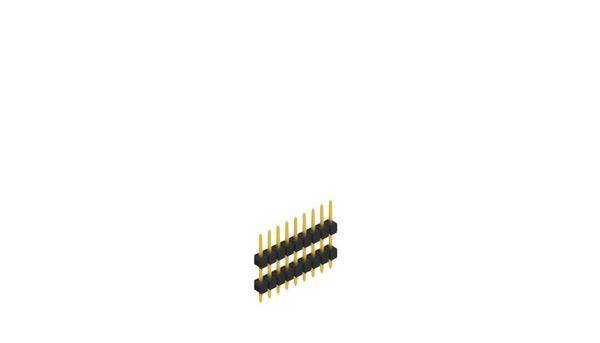 Fischer Elektronik Stiftleiste (Standard) Anzahl Reihen: 1 10056502 10St.