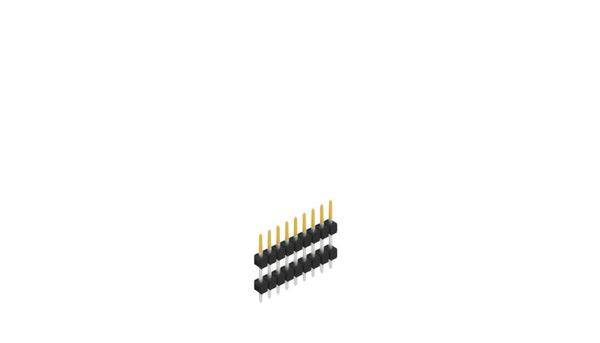 Fischer Elektronik Stiftleiste (Standard) Anzahl Reihen: 1 10056503 10St.