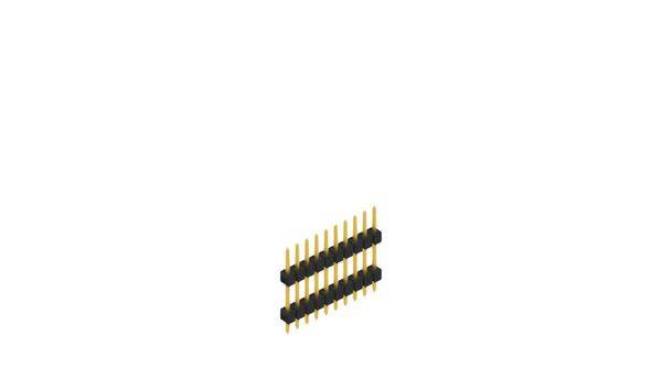 Fischer Elektronik Stiftleiste (Standard) Anzahl Reihen: 1 10056563 10St.