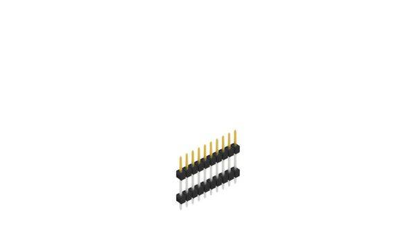 Fischer Elektronik Stiftleiste (Standard) Anzahl Reihen: 1 10056564 10St.
