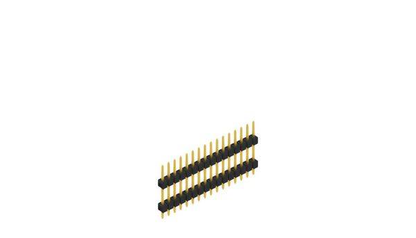 Fischer Elektronik Stiftleiste (Standard) Anzahl Reihen: 1 10056575 10St.