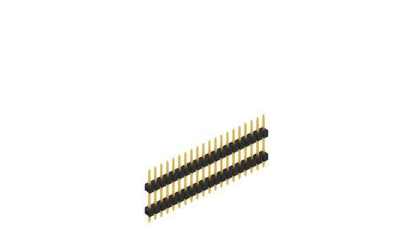 Fischer Elektronik Stiftleiste (Standard) Anzahl Reihen: 1 10056579 10St.