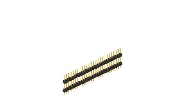 Fischer Elektronik Stiftleiste (Standard) Anzahl Reihen: 1 10132317 10St.