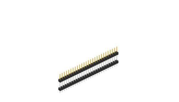Fischer Elektronik Stiftleiste (Standard) Anzahl Reihen: 1 SL512127S 10St.