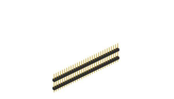 Fischer Elektronik Stiftleiste (Standard) Anzahl Reihen: 1 SL512131G 10St.