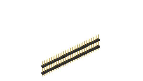 Fischer Elektronik Stiftleiste (Standard) Anzahl Reihen: 1 SL512133G 10St.
