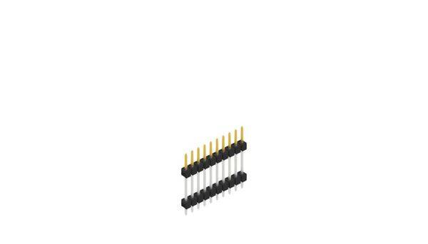 Fischer Elektronik Stiftleiste (Standard) Anzahl Reihen: 1 10056615 10St.