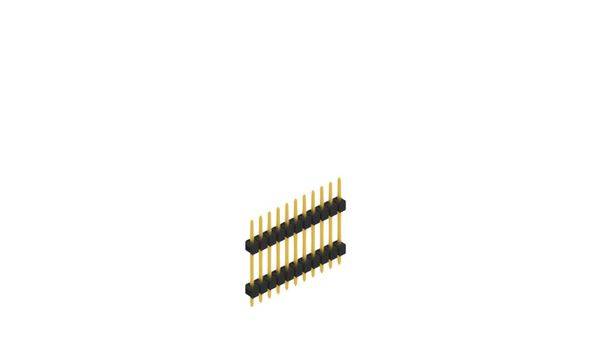 Fischer Elektronik Stiftleiste (Standard) Anzahl Reihen: 1 10056617 10St.
