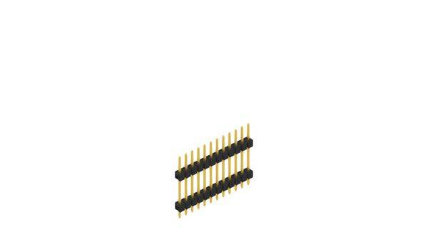 Fischer Elektronik Stiftleiste (Standard) Anzahl Reihen: 1 10142377 10St.