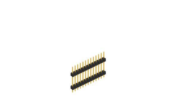 Fischer Elektronik Stiftleiste (Standard) Anzahl Reihen: 1 SL514713G 10St.