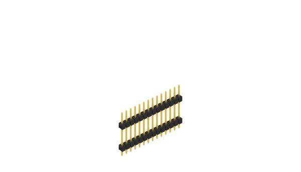 Fischer Elektronik Stiftleiste (Standard) Anzahl Reihen: 1 10056623 10St.
