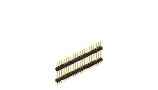 Fischer Elektronik Stiftleiste (Standard) Anzahl Reihen: 1 10056632 10St.