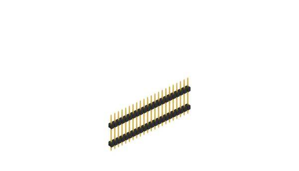 Fischer Elektronik Stiftleiste (Standard) Anzahl Reihen: 1 SL514722G 10St.