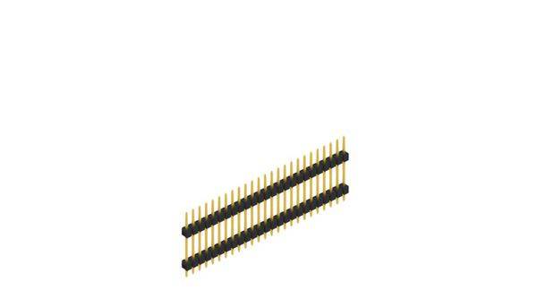 Fischer Elektronik Stiftleiste (Standard) Anzahl Reihen: 1 10056637 10St.