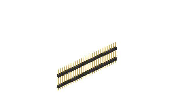Fischer Elektronik Stiftleiste (Standard) Anzahl Reihen: 1 SL514728G 10St.