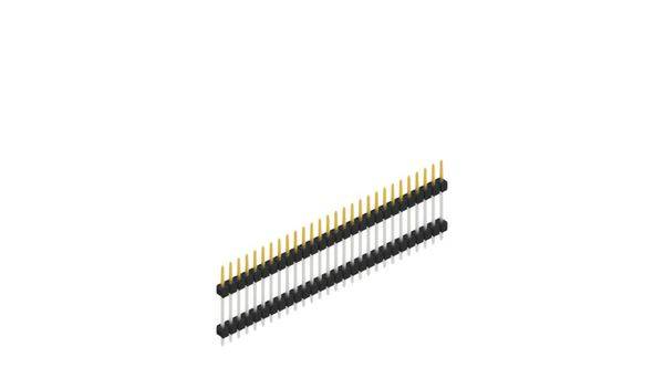 Fischer Elektronik Stiftleiste (Standard) Anzahl Reihen: 1 SL514728S 10St.