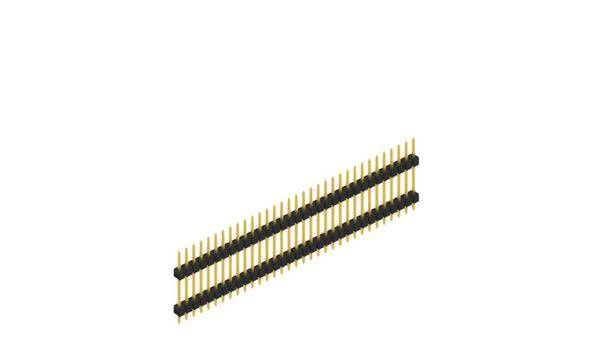 Fischer Elektronik Stiftleiste (Standard) Anzahl Reihen: 1 SL514733G 10St.
