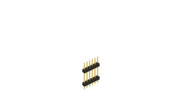 Fischer Elektronik Stiftleiste (Standard) Anzahl Reihen: 1 10056603 10St.