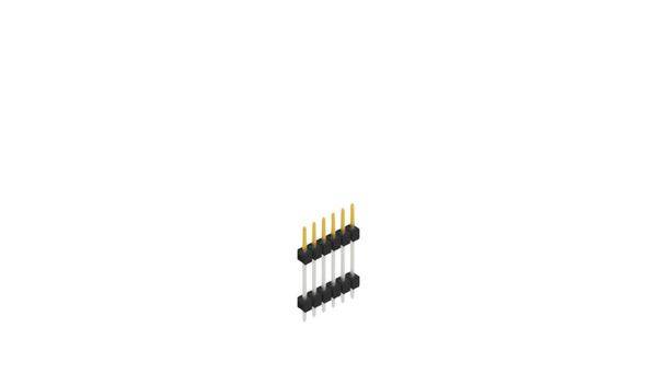 Fischer Elektronik Stiftleiste (Standard) Anzahl Reihen: 1 SL51476S 10St.