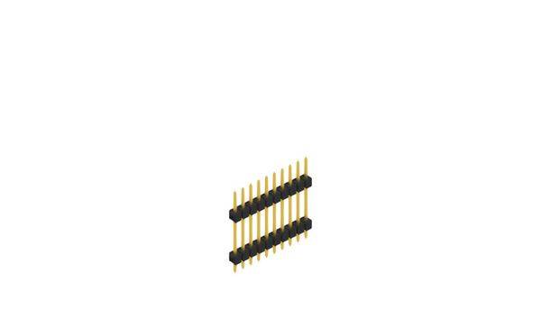 Fischer Elektronik Stiftleiste (Standard) Anzahl Reihen: 1 10056665 10St.