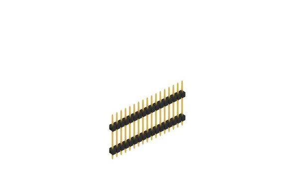 Fischer Elektronik Stiftleiste (Standard) Anzahl Reihen: 1 10056678 10St.