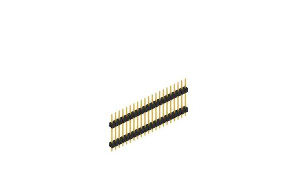 Fischer Elektronik Stiftleiste (Standard) Anzahl Reihen: 1 10056683 10St.