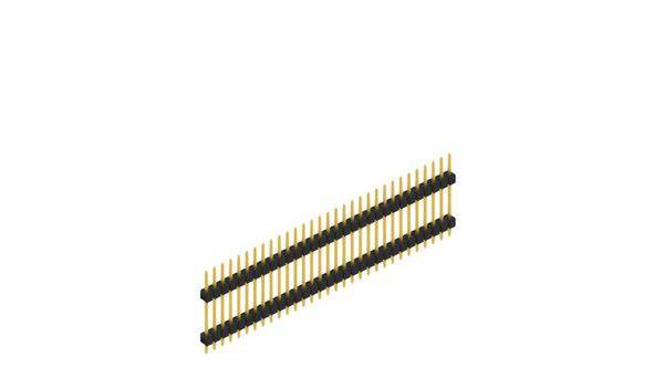 Fischer Elektronik Stiftleiste (Standard) Anzahl Reihen: 1 SL515631G 10St.